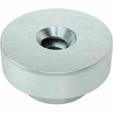 BSC PREFERRED Zinc-Plated Steel Press-Fit Nut for Sheet Metal 2-56 Thread for 0.056 Minimum Panel Thickness, 25PK 95185A107